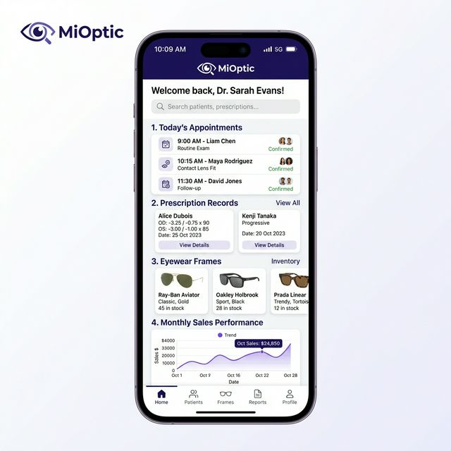 MiOptic - App de Gestión de Ópticas