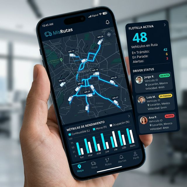 MisRutas - App de Control de Flota